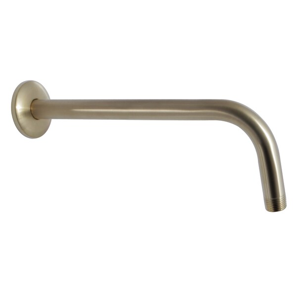 Kingston Brass Claremont 12" Shower Arm, Brushed Brass K112A7 - main
